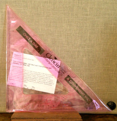 Cleocin Pharmaceuticals Promotion Item, Pink Triangle Ruler