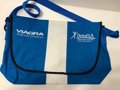 Viagra messenger bag a Pfizer promotional item,New never  been used 20×12″   