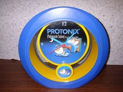 Protonix Injection IV Blue Monster Pharmaceutical Medical Plastic Desk Clock 6″