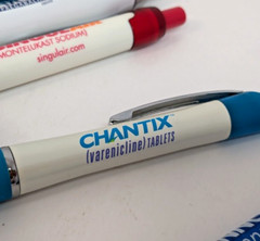 Pharmaceutical Drug Rep Pen Lot of 8 Advertising Viagra Lipitor Chantix More