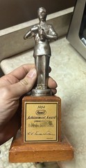 Vintage Rexall Achievement Award Trophy 1964