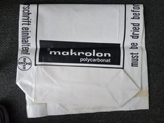 Vintage BAYER Pharmaceuticals Makrolon Polycarbonat Chemical Compound Bag 1970s
