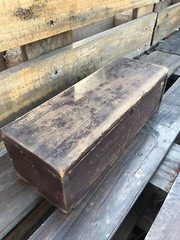 Vintage Wooden Medical Box Test tube Flask Holder Old Original