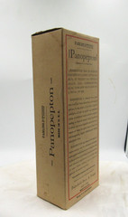 BW – 1900’s Fairchild Bros & Foster NY Panopepton 7 “ Clear Medicine bottle BOX