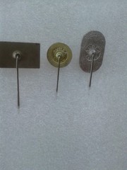 3 PINS-SANDOZ PFARMACEUTICAL-RARE-BADGE