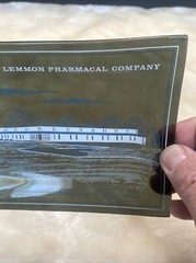 Pharmacy Advertising Tray 1966 Lemmon Pharmacal Co. Sellersville Pennsylvania