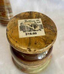 Vintage Fred Harvey Trading Co Onyx Mortar & Pestle Set – Original Tag