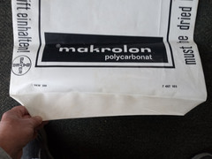 Vintage BAYER Pharmaceuticals Makrolon Polycarbonat Chemical Compound Bag 1970s