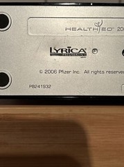 Pfizer LYRICA super Drug Rep Information Promo Pfizer Pharmaceutical 2006