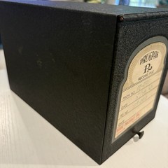 Vintage Drugpak RECORD FILE metal apothecary Pharmacy Drug Box 1969 Antique
