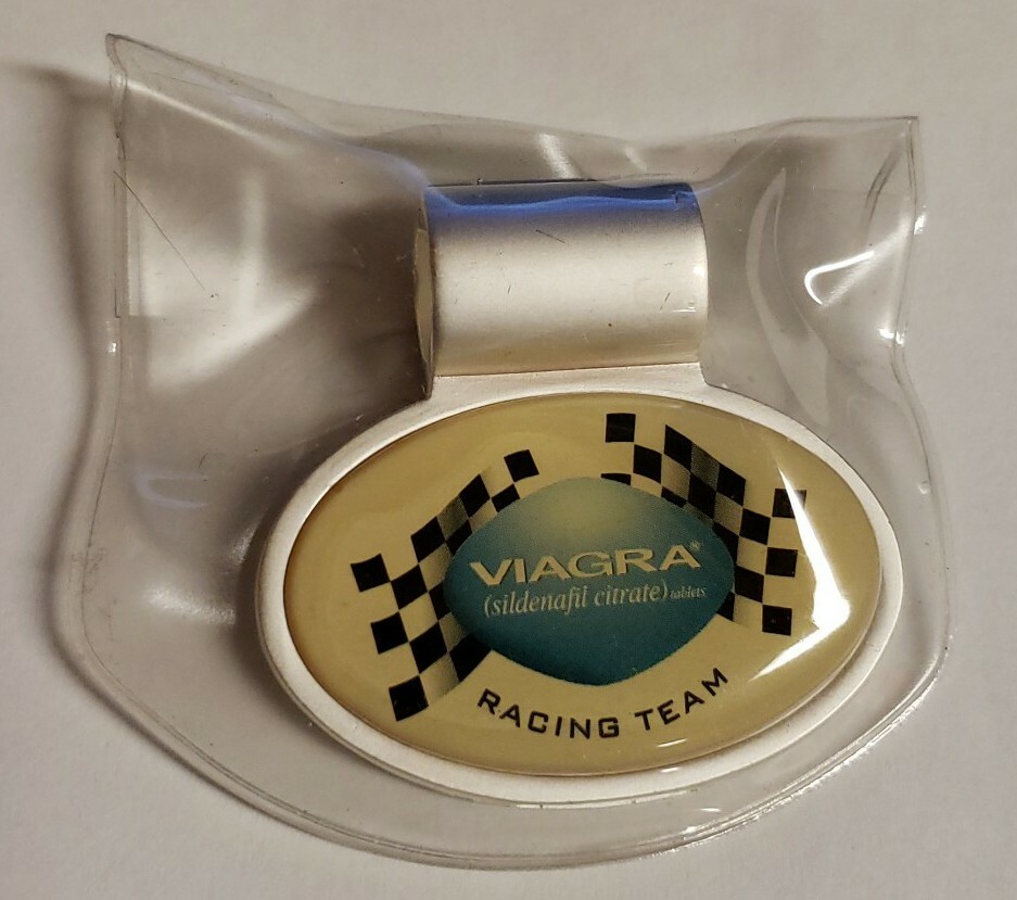 Viagra Nascar Stethoscope Name Tag *New* Rare!