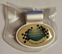 Viagra Nascar Stethoscope Name Tag *New* Rare!