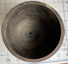 vintage 1986 Schering metal Mortar and Pestle Pharmacopeia New Orleans Ursuline
