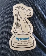 Vtg 19 IsoptinSR Tablet & Triangle Magnet, VicodinES & Rythmol Pharmacy Magnet