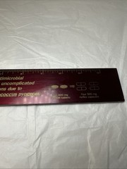 Vintage 1992 FLOXIN LOFLOXACIN Pharmaceutical Drug Rep RULER
