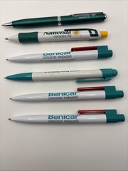 Pharmaceutical Drug Rep Vintage Pen Lot Benicar Namenda Metal & Plastic