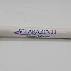 Solaraze Gel Promotional Pen – White/Navy Medical Advertising Collectible