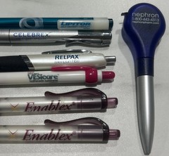 Drug Rep RX Advertising Pen Collectable Pharma Enablex Relbex Celebrex Lot Of 7