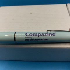 Vintage Compazine Pen Light New Drug Rep Pharmaceutical Promo Advertising