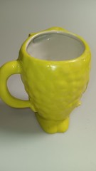 Vintage Actos Family Pharmaceutical Drug Rep Mug Pancreas Character Green/Yellow