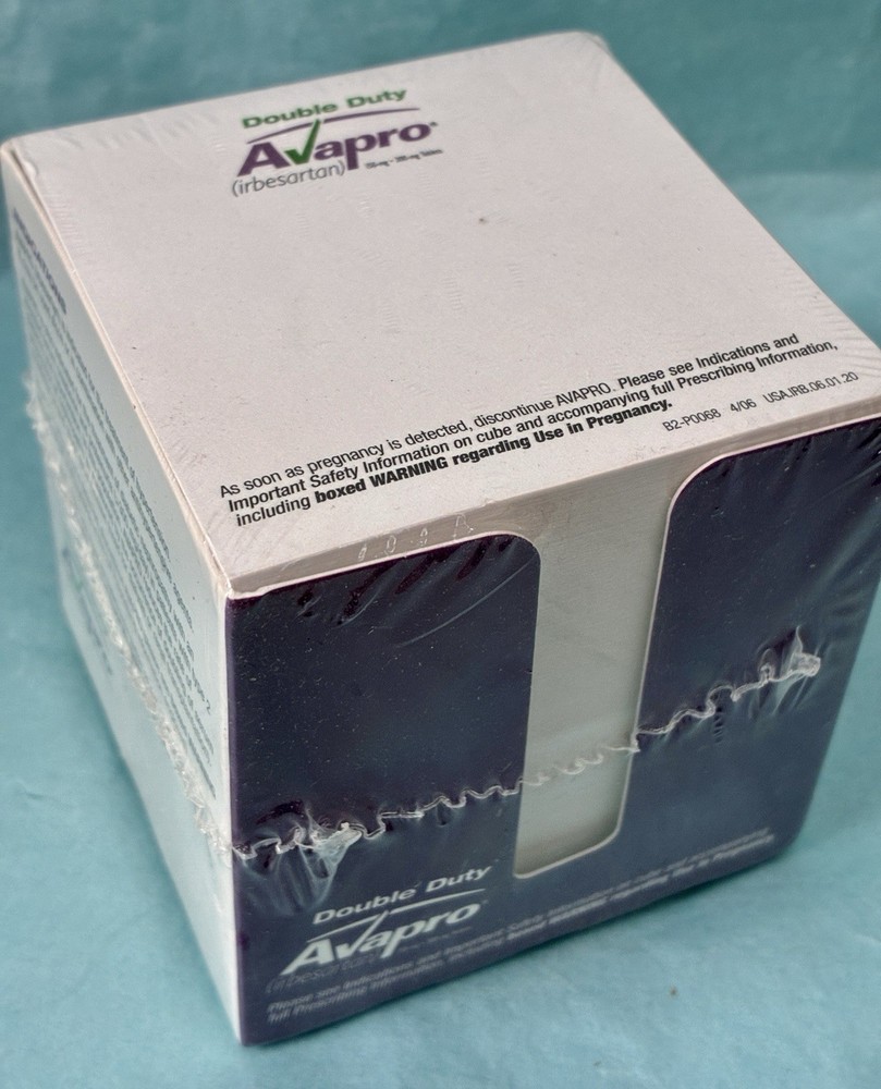 AVAPRO Drug Rep Pharmaceutical Collectible Memo Paper Note Pad SEALED