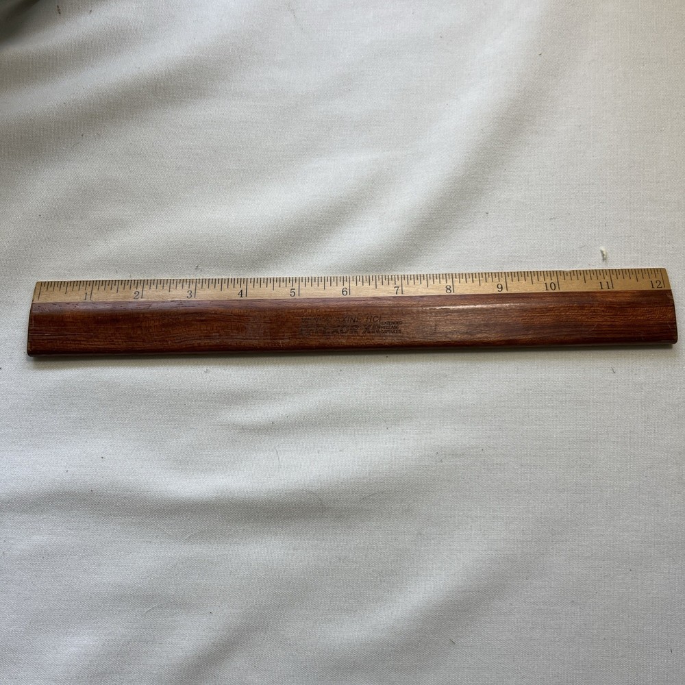 Drug Rep Promo wood ruler VENLAFAXINE HCI EFFEXOR XR 12”