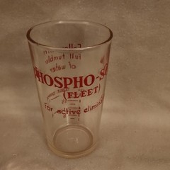 Phospho-Soda Fleet Glass Measuring Cup Pharmaceutical Collectible