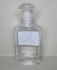 Vintage Medical Science Glass Bottle,Germany,SOLUTIO KALII ACETATIS
