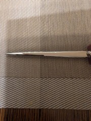 Pharmaceutucal Drug Rep Promo Letter Opener. 9.5 inch Branded Vintage Promo