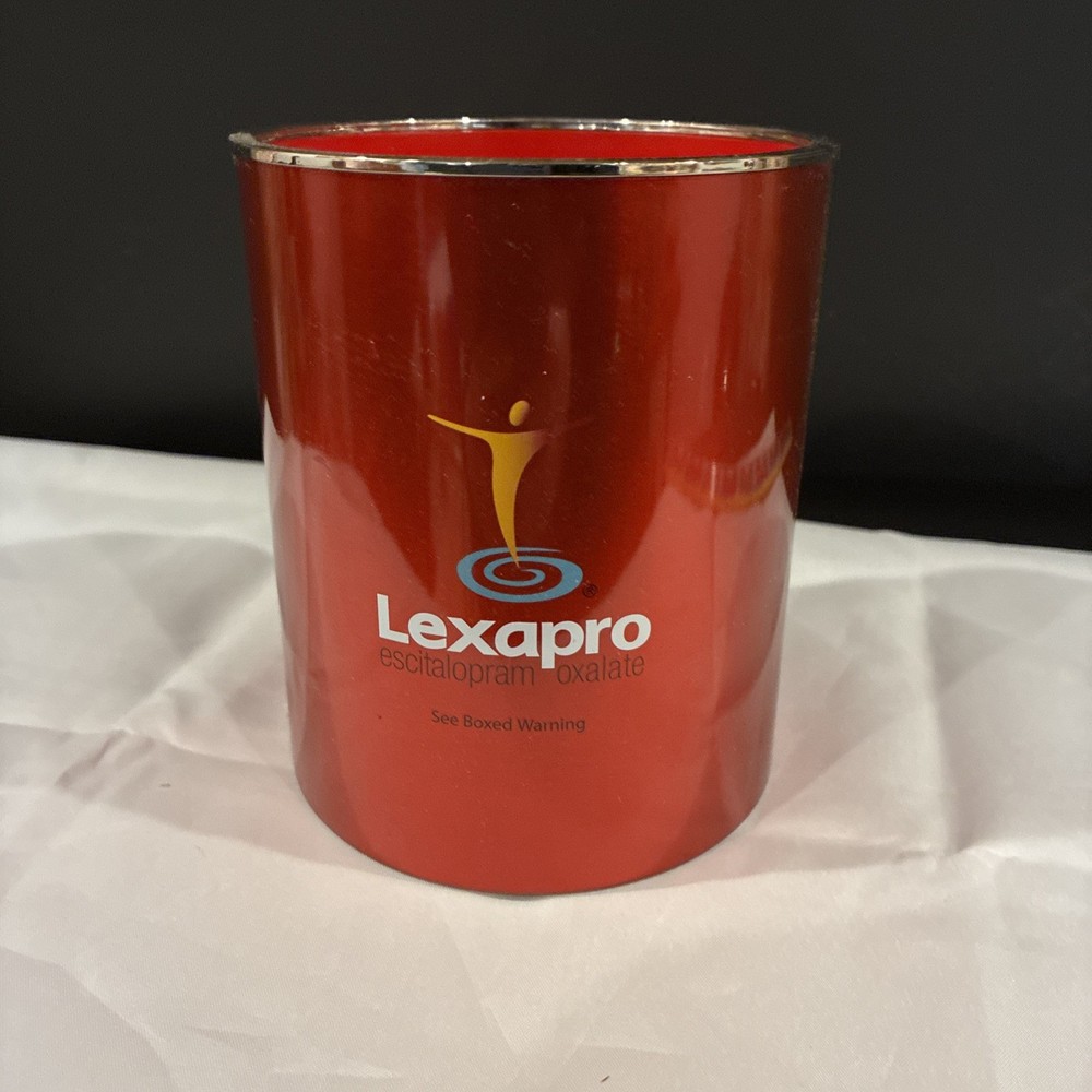 Lexapro Antidepressant Advertising Medical Canister Pen Holder