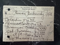 Set of 20 Vintage Medical Prescriptions – 1929 Handwritten Pharmacy