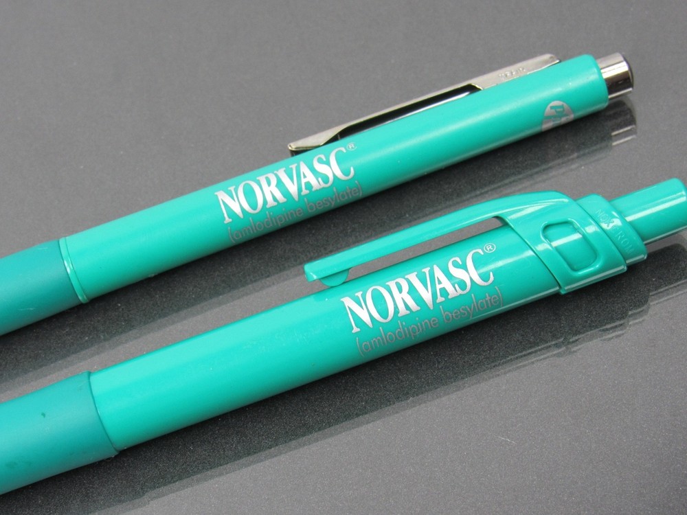 Pfizer Norvasc Inoxcrom Spain PENS Drug Rep Pharmaceutical Medical Advertising