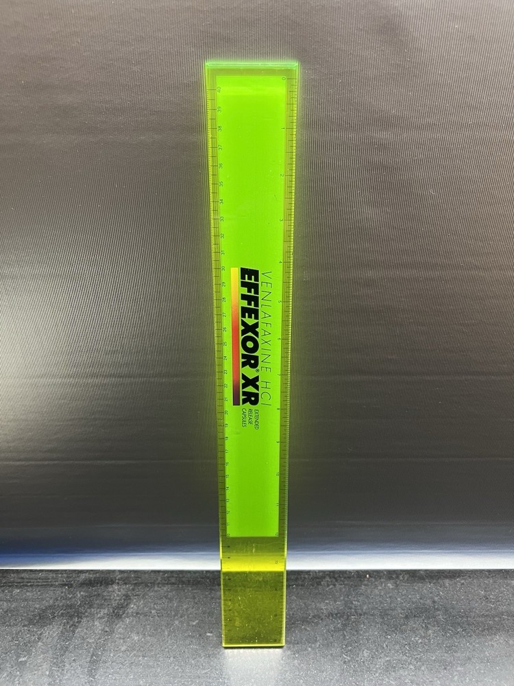 Effexor XR Green Ruler Pharmaceutical Drug Rep Promo Advertising