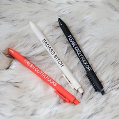 Cityhermit 11Pcs Funny Adult Ballpoint Pen Set, Premium Days of The Week Swea…