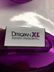 Ditropan XL Jar Multipurpose Drug Rep Pharmaceutical Pens Plastic Collectibles