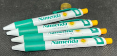LOT of 4 NAMENDA Medical Drug Rep Pharmaceutical Pens Collectible Advertising
