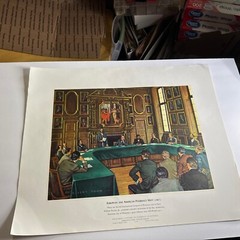 A HISTORY OF PHARMACY IN PICTURES 1954 PRINT# 28 Great Gift For Doctor 22″×18″