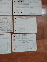 Antique Rx Prescription Forms 1964-65 Paper Ephemera Indiana Pharmacy Set Of 12
