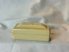 Art Deco BARD PARKER Blood Test Kit Dropper Cover Glass Empty Bottles & Cotton
