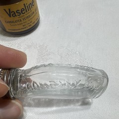 Vintage Medicine Bottle Vaseline Jar + Sal Hepatica, Anacin, Bayer Bottles Lot 4