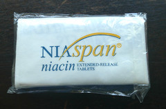 ADVICOR NIASPAN NEW Cloth Shopping Bag Sack Foldable PHARMA DRUG REP Advertising