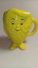 Vintage Actos Family Pharmaceutical Drug Rep Mug Pancreas Character Green/Yellow