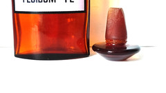 EXTR. ALTHAEAE FLUIDUM 1:2, Vintage Glass Apothecary Pharmacy Brown Bottle 250ml