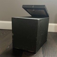 VINTAGE METAL TALBOTT PRESCRIPTION FILE BOX AURORA, ILLINOIS 1960’s