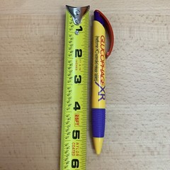 Glucophage Drug Rep Pharmaceutical Promo Inoxcrom Spain Click Pen Yellow Gift