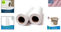 TIDI 618 Avalon Single-Use Chiropractic Headrest Paper 8.5″ x 125′, White