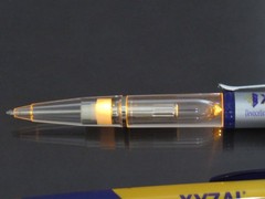 Lot of 4 Xyzal Drug Rep Pharmaceutical Promo Pens 1 Metal Light- Up in 2 Colors