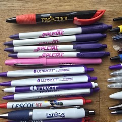 Massive Vintage Pharmaceutical Drug Rep Advertising Pen Lot Of 93
