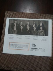 Vtg 1960’s Smith Kline & French Inc Promotional Flyer 3 Carload Promotion