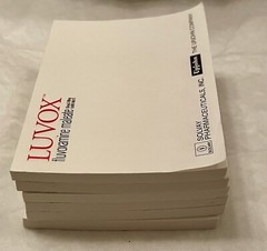 VTG 1990’s LOT of 6 LUVOX Post-it Notes Pads Medical Pharma Drug Logo New NOS